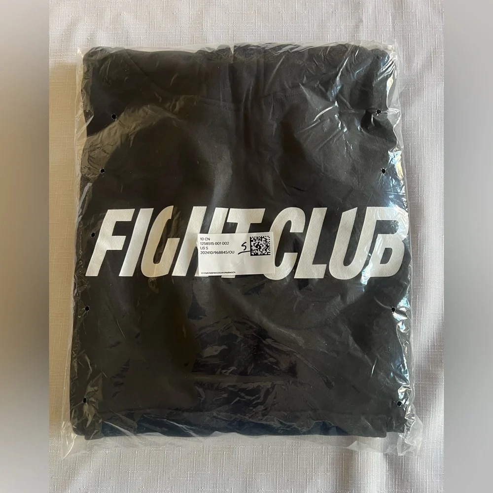 FIGHT CLUB Sleeveless MUSCLE HOODIES Licensed NEW WITH TAG, S, M, XL NWT - Picture 10 of 13